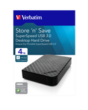 Verbatim Store 'n' Save 4TB USB 3.0 | Store 'n' Save SuperSpeed USB 3.0