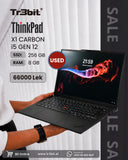 Lenovo ThinkPad X1 Carbon Gen 12 – Intel Core i5 – 8GB RAM – 256GB SSD