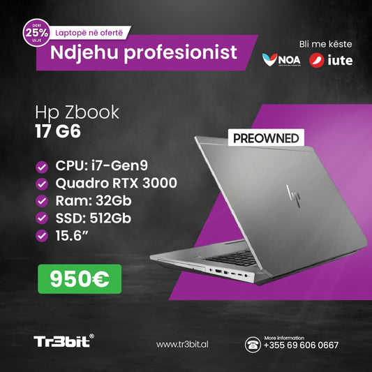 HP ZBook 17 G6 laptop