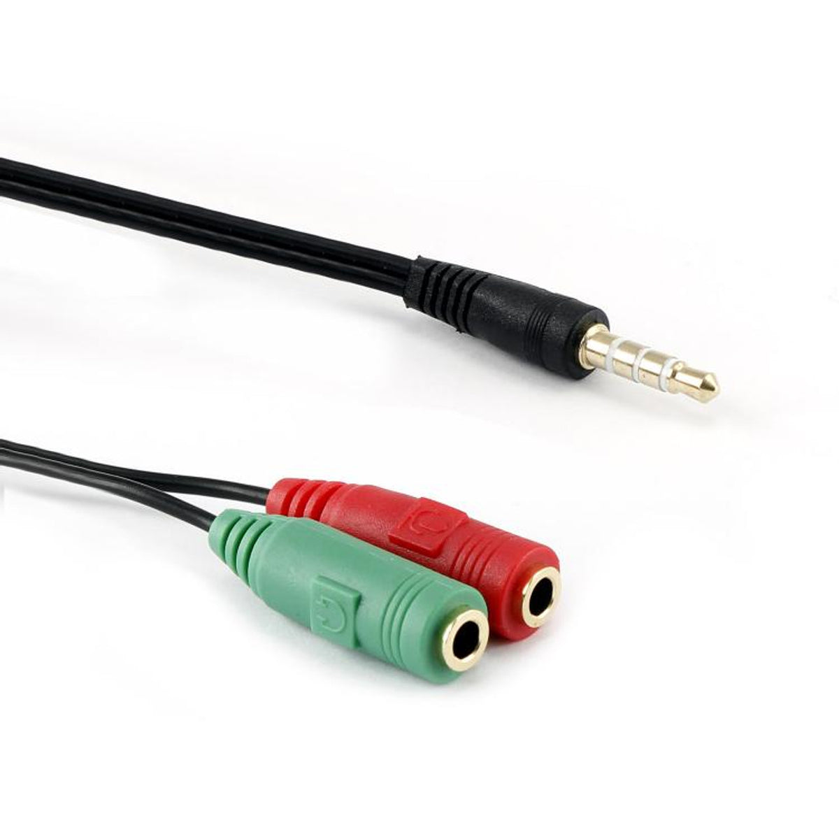 CABLE SBOX 35M-2X35F 3PIN - 3.5MM M. 4PIN 0.2M