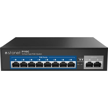 Stonet 8POE+2RJ45 100M Standard POE Switch