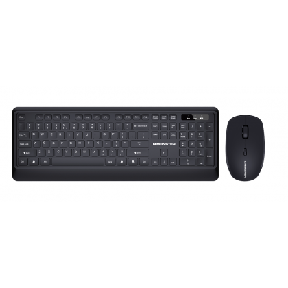 Tastjere dhe maus GENERIC MONSTER AIRMARS KM3 WIRELESS KEYBOARD AND MOUSE COMBO WITH CHICLET KEYCAPS