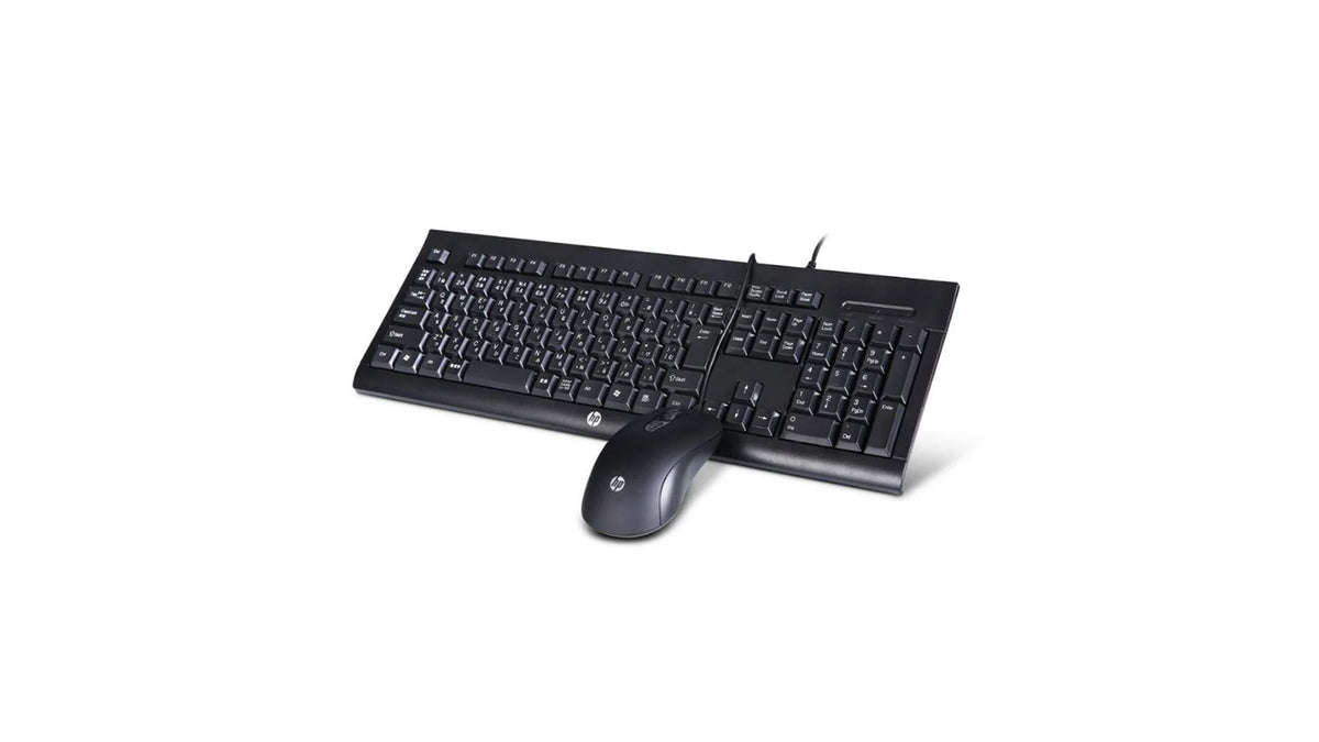 Tastjere dhe maus Keyboard and mouse, HP KM100, waterproof, 1000-1600 DPI