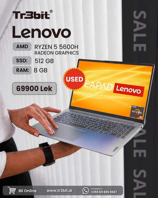 Lenovo Ryzen 5 5600H – 8GB RAM – 512GB SSD